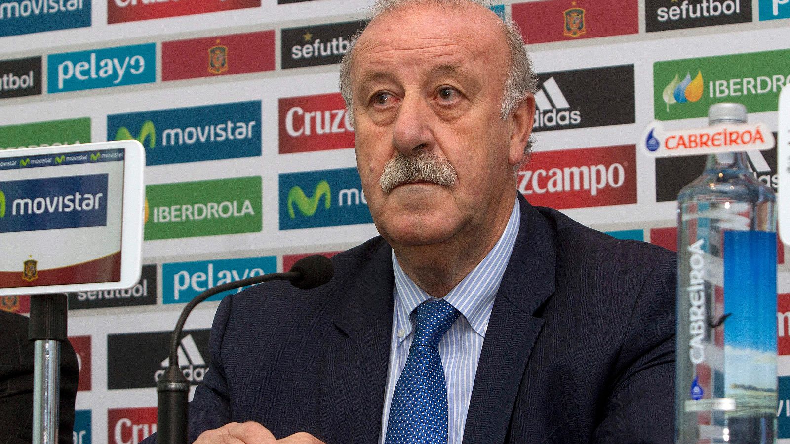 Del Bosque, en rueda de prensa