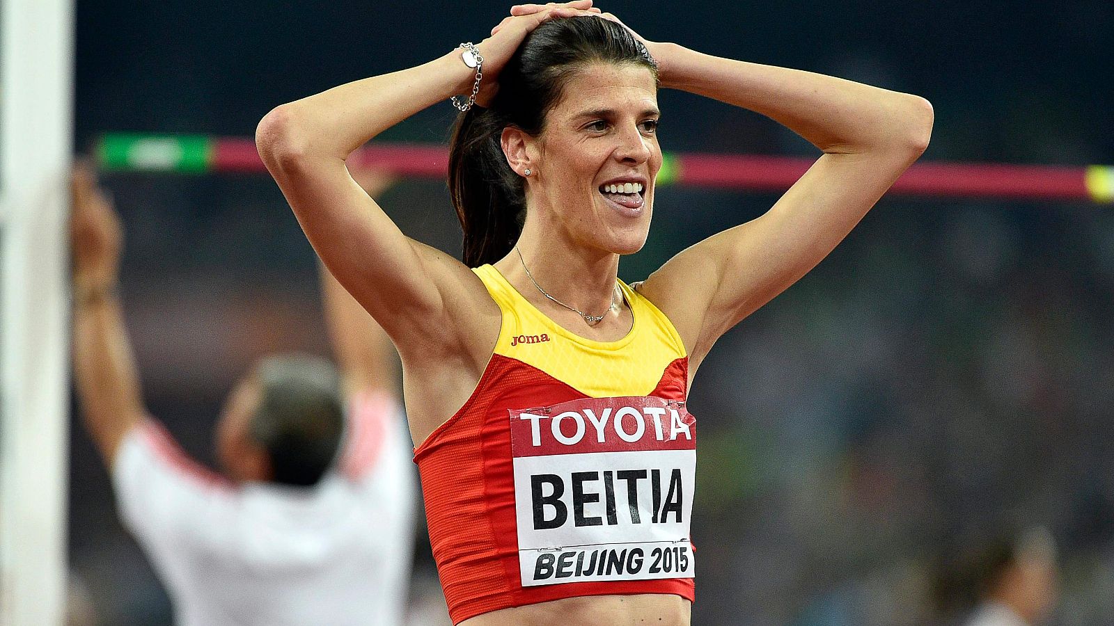 Ruth Beitia, en Pekín