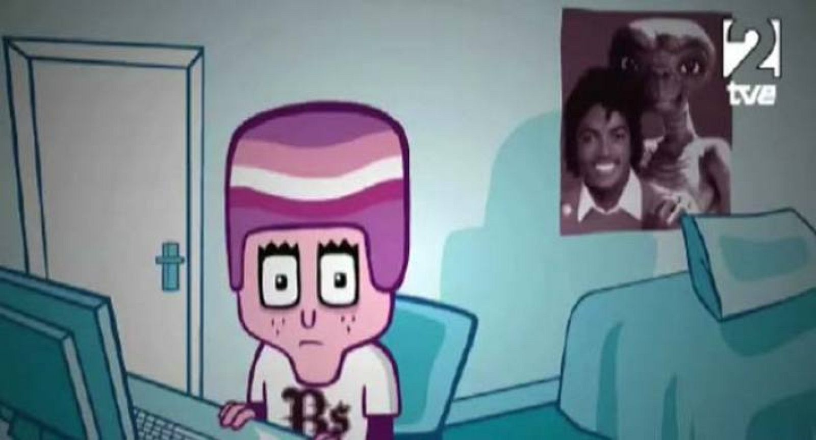 Enjuto Mojamuto en su habitación