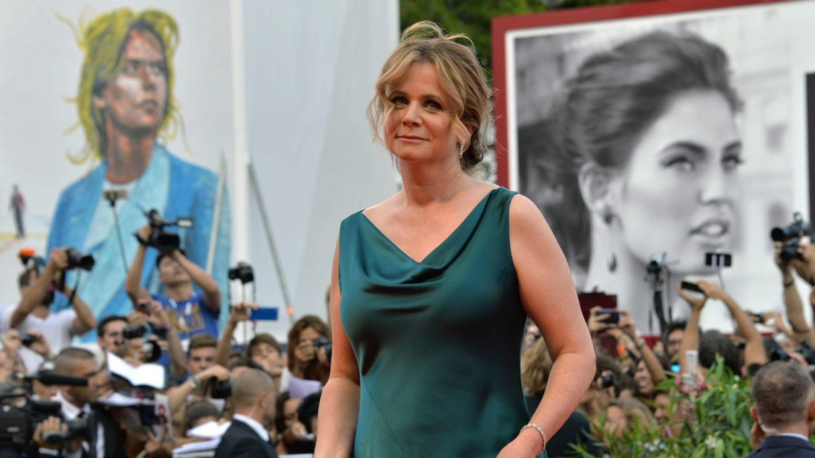 La actriz británica Emily Watson en la presentación de la película 'Everest' esta semana en el 72 Festival Internacional de Cine de Venecia.