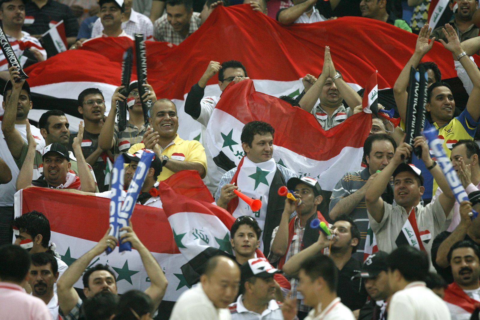 Los aficionados iraquíes no podrán celebrar los éxitos de sus atletas.