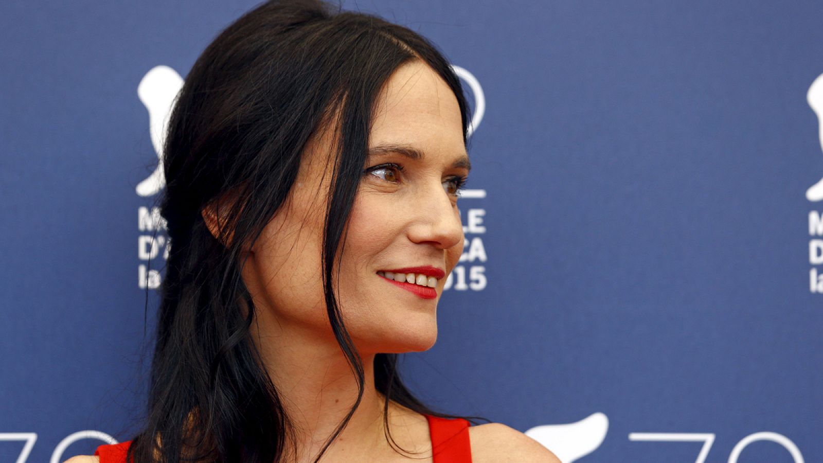 La actriz Einat Weizman, en la presentación de 'Rabin, the Last Day'.