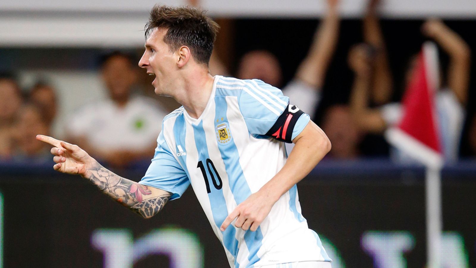 El delantero argentino Lionel Messi.
