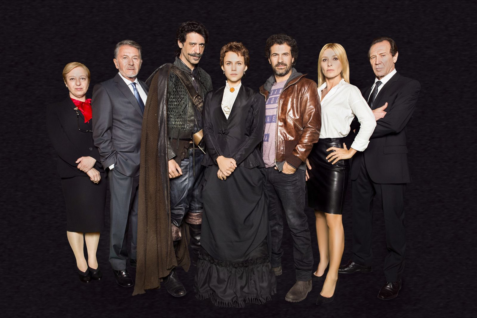 Los protagonistas de 'El Ministerio del Tiempo'