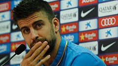Piqué: "No se debe a un tema Catalunya - España, se debe a un tema Barça - Madrid"