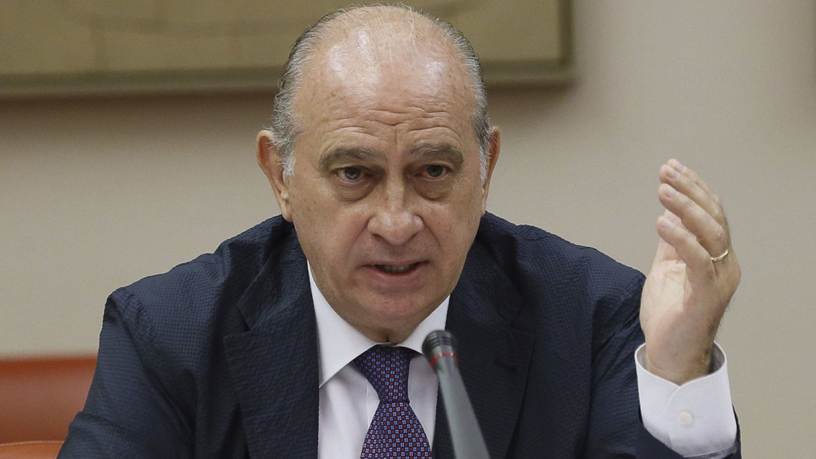 El ministro del Interior, Jorge Fernández Díaz