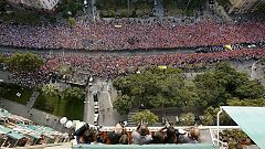 Cientos de miles de personas salen a la calle en la Diada para reclamar la independencia en el primer día de campaña electoral