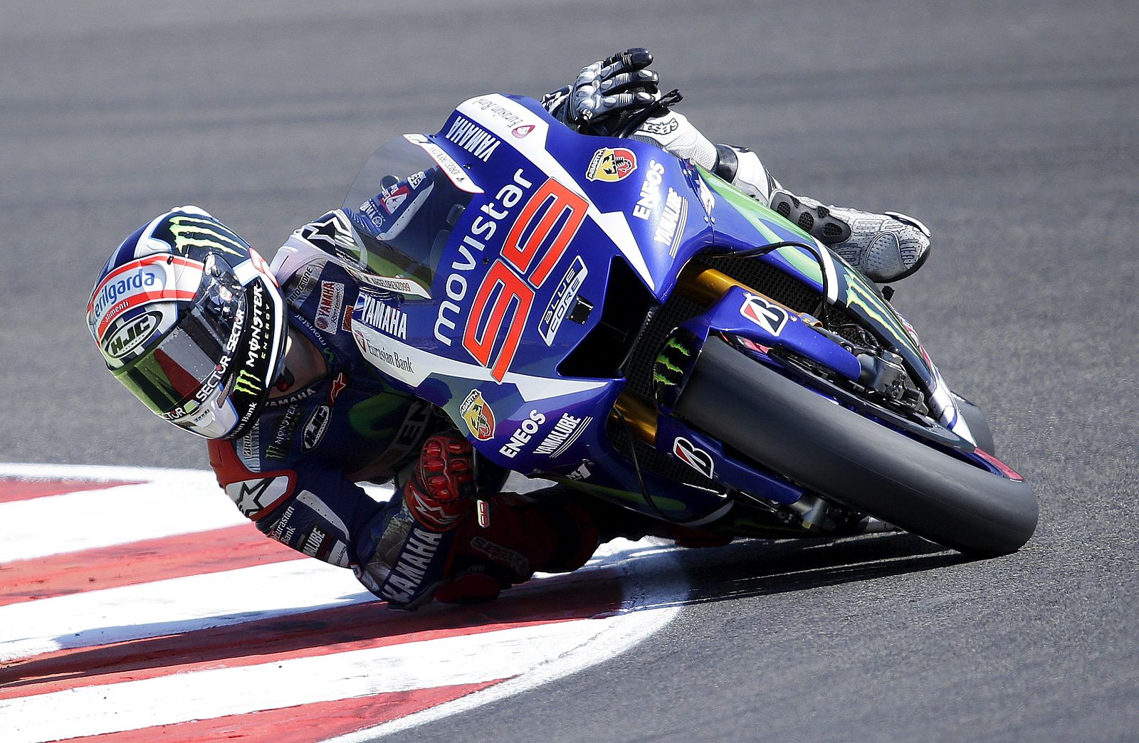 Jorge Lorenzo durante los entrenamientos en San Marino.