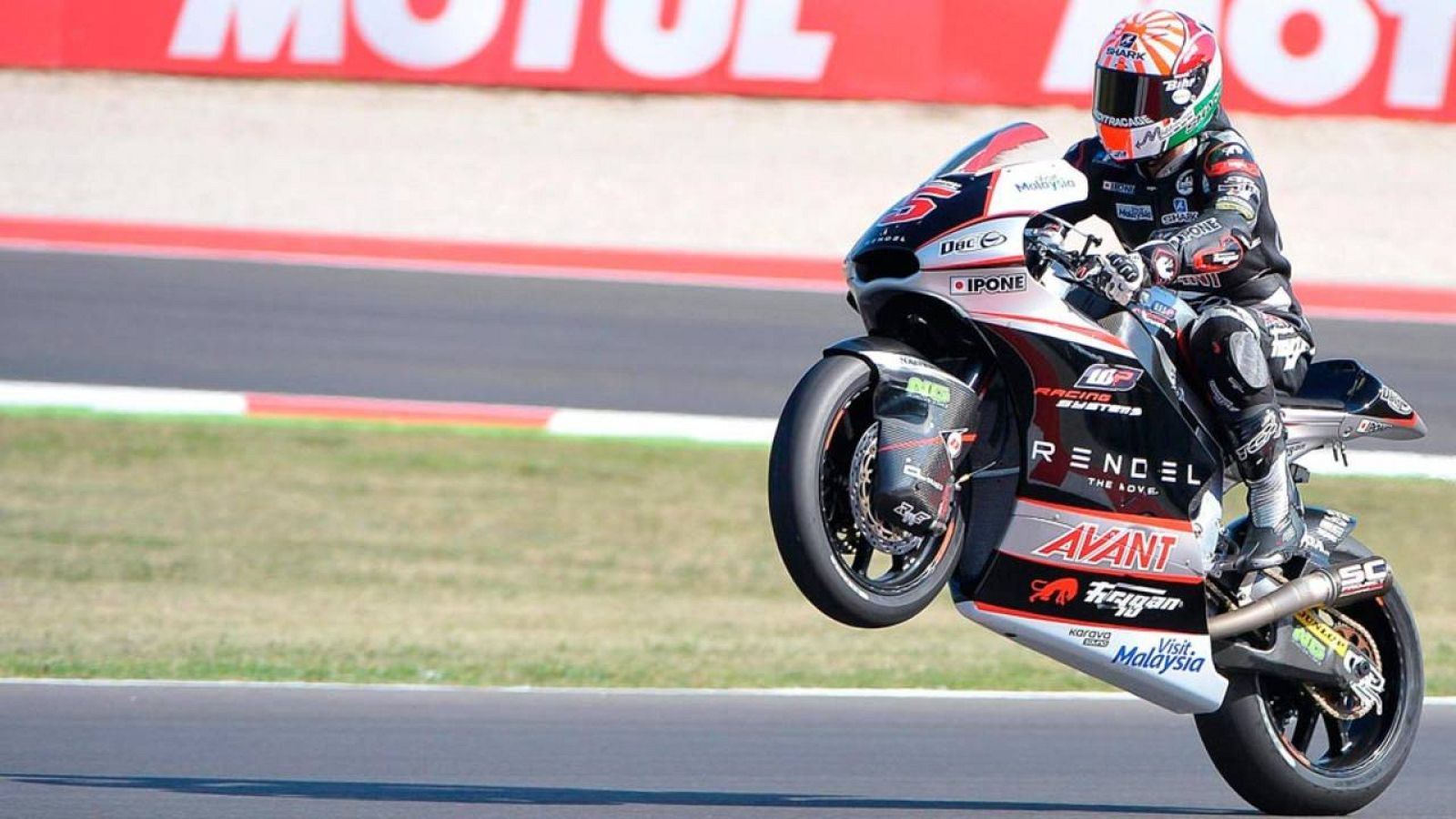 El piloto francés de Moto2 Johann Zarco se ha impuesto en el circuito de Misano "Marco Simoncelli".