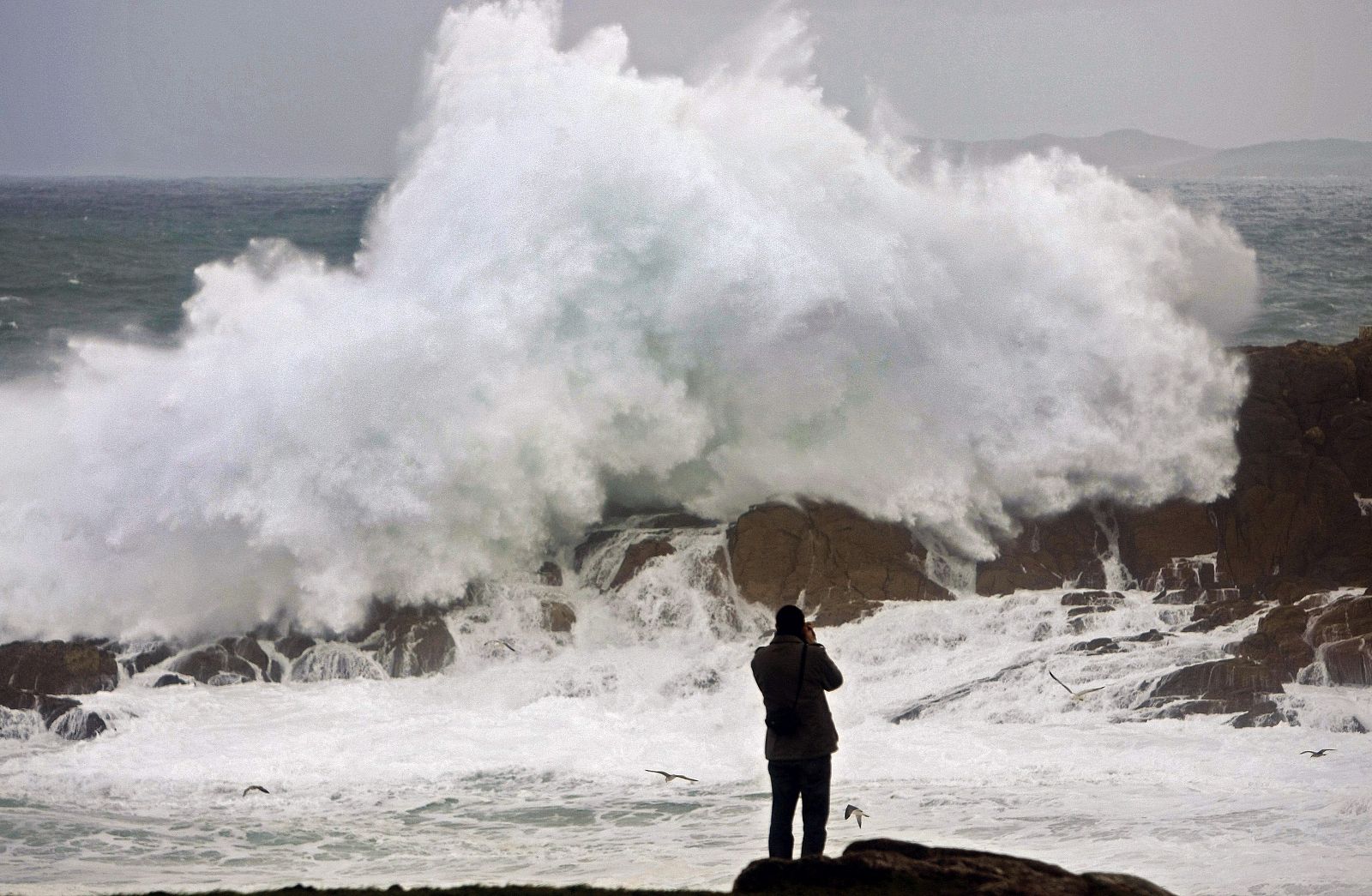 Imagen de la pasada semana del litoral de A Coruña y Lugo.