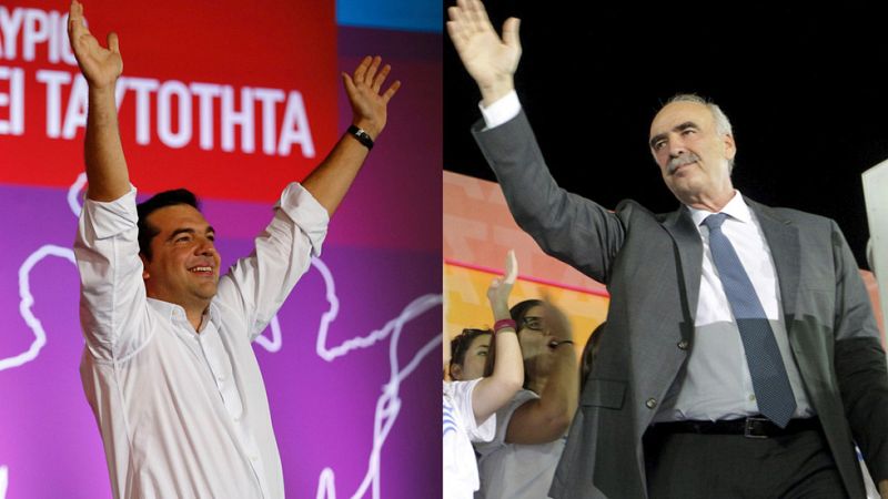 Finaliza la campa�a de las elecciones griegas con un empate en los sondeos entre Syriza y Nueva Democracia