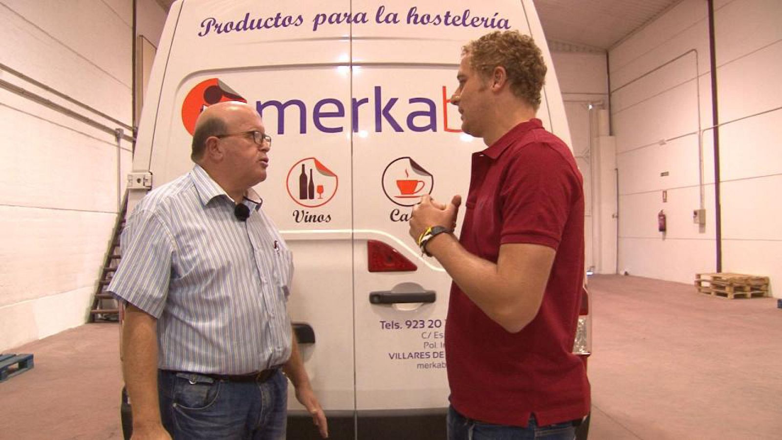 Jesús es repartidor de artículos de hostelería desde hace 40 años