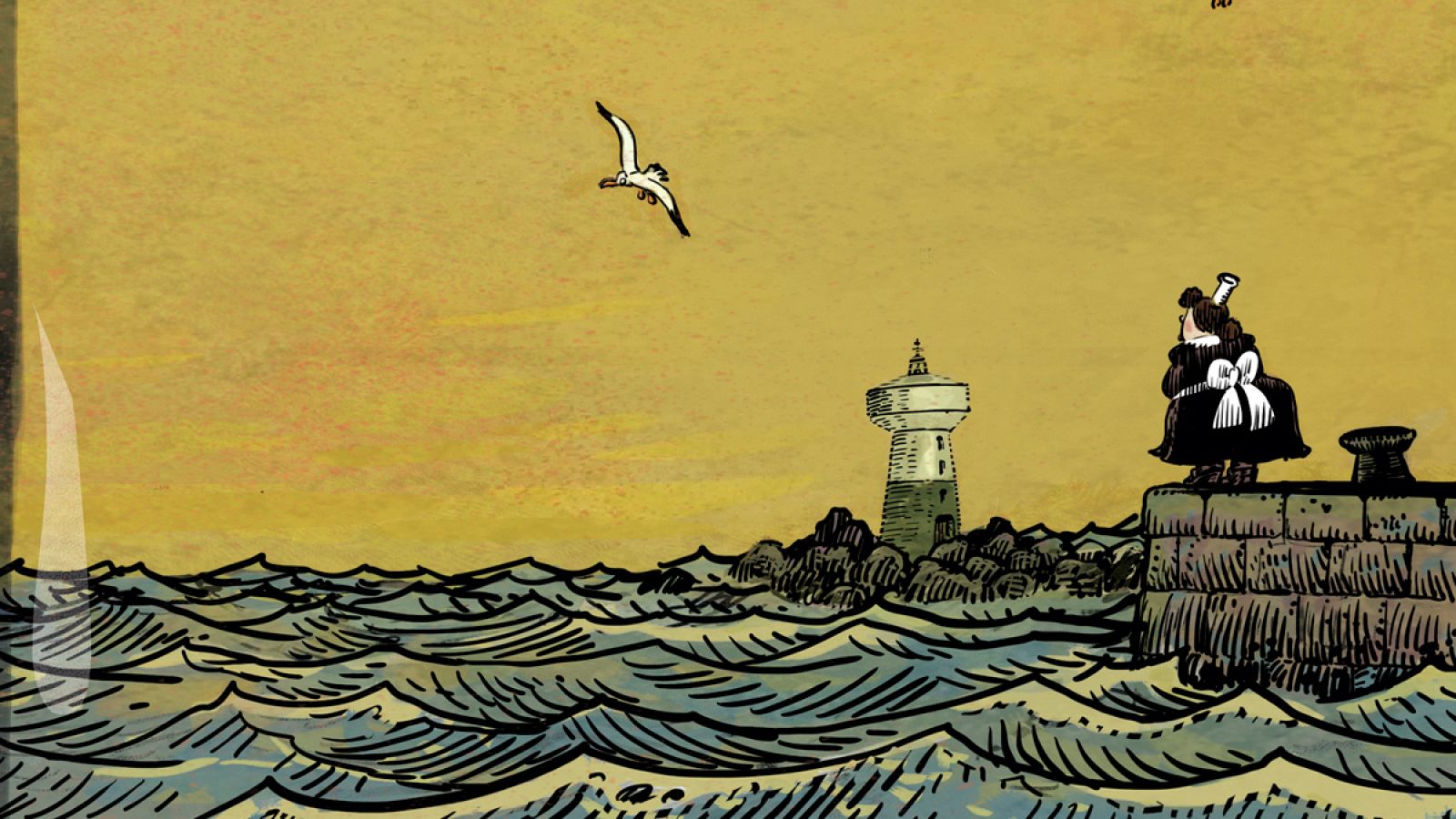 Fragmento de la portada de 'Un océano de amor'