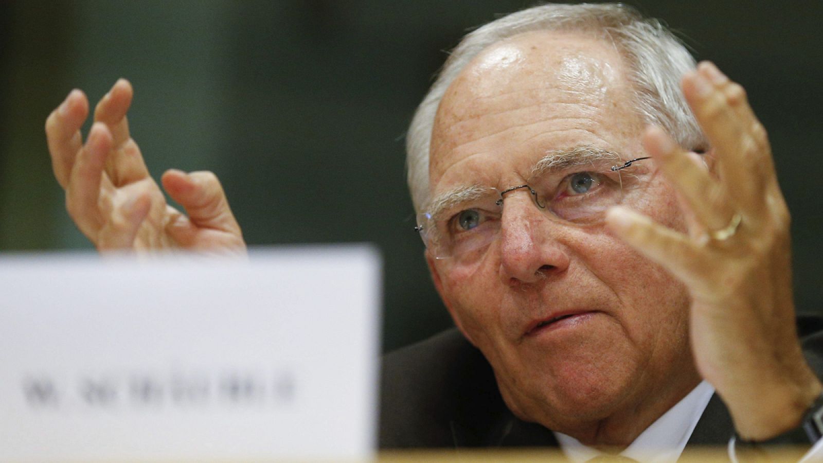El ministro alemán de Finanzas, Wolfgang Schäuble