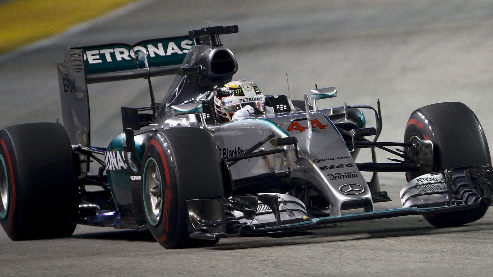 Hamilton, en Singapur