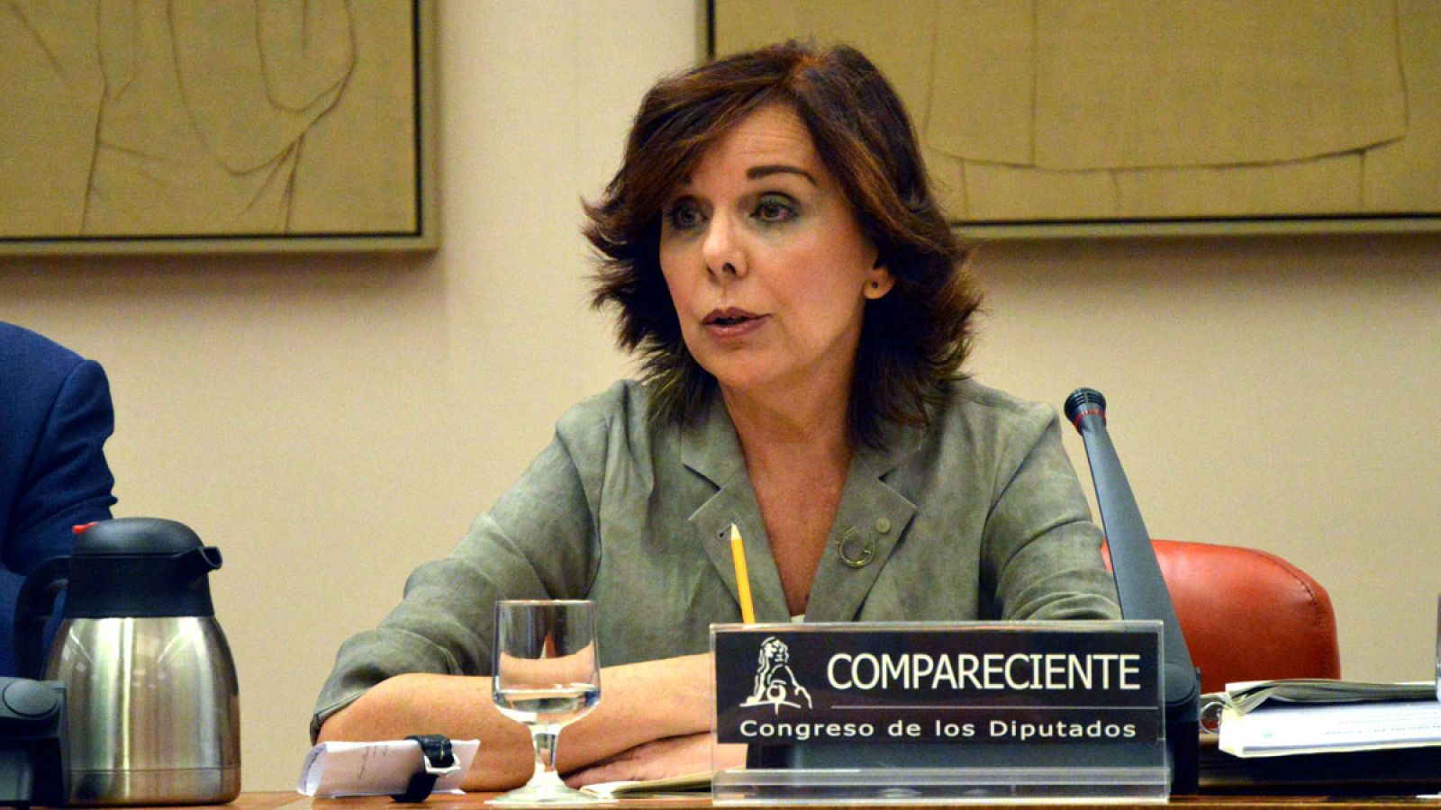 La presidenta del Consejo de la Transparencia, Ester Arizmendi, comparece en el Congreso de los Diputados