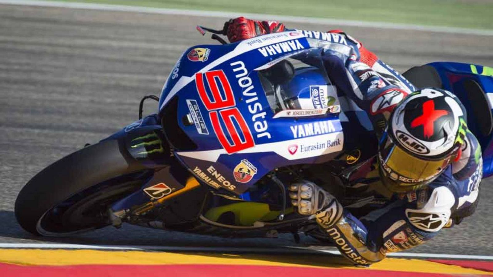 Jorge Lorenzo marcó el mejor tiempo en los entrenamientos de Alcañiz