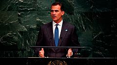 El rey Felipe pide ante la ONU perfeccionar el modelo de crecimiento "eliminando sus excesos"