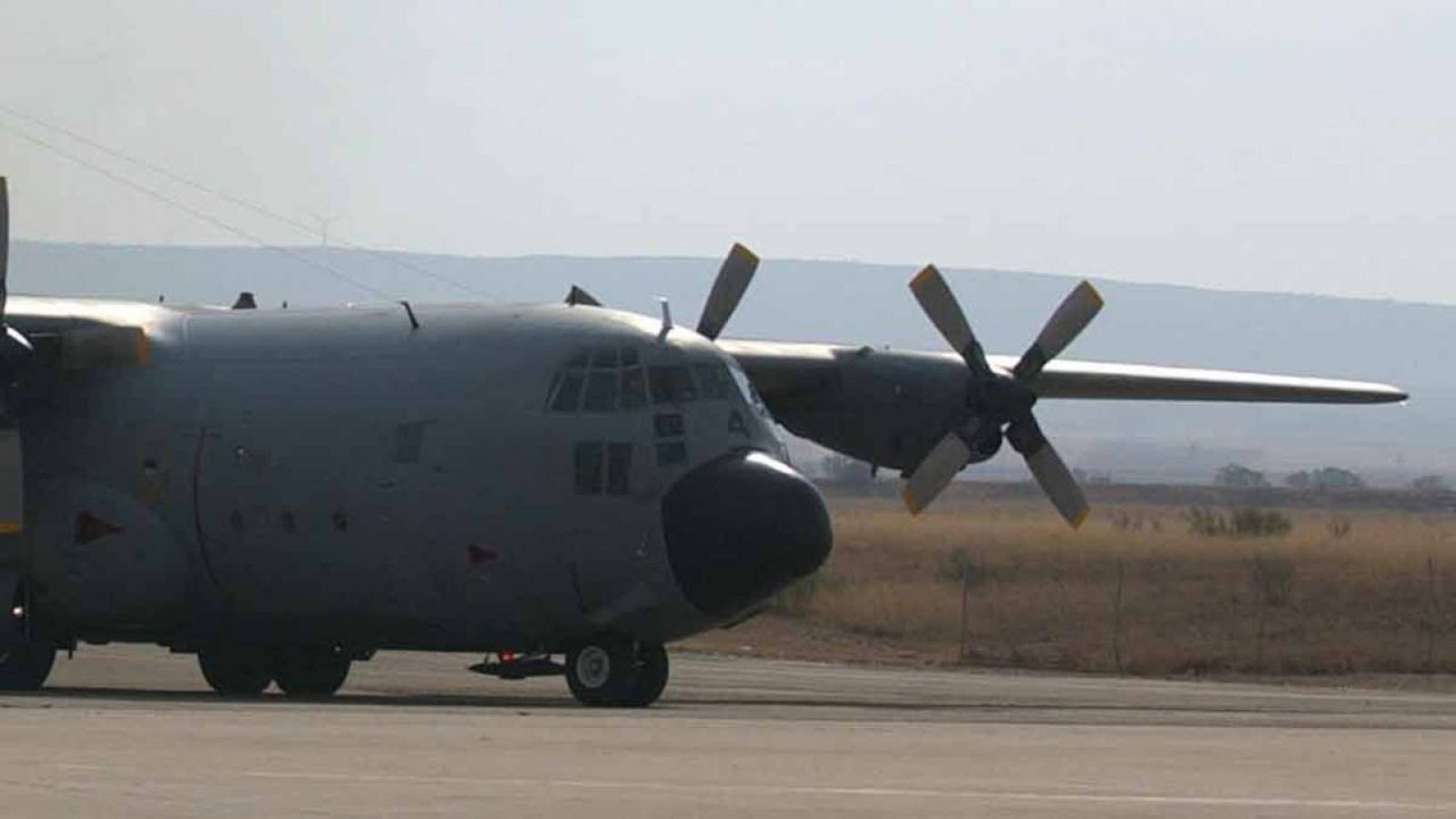 Imagen de archivo de un avión modelo C-130