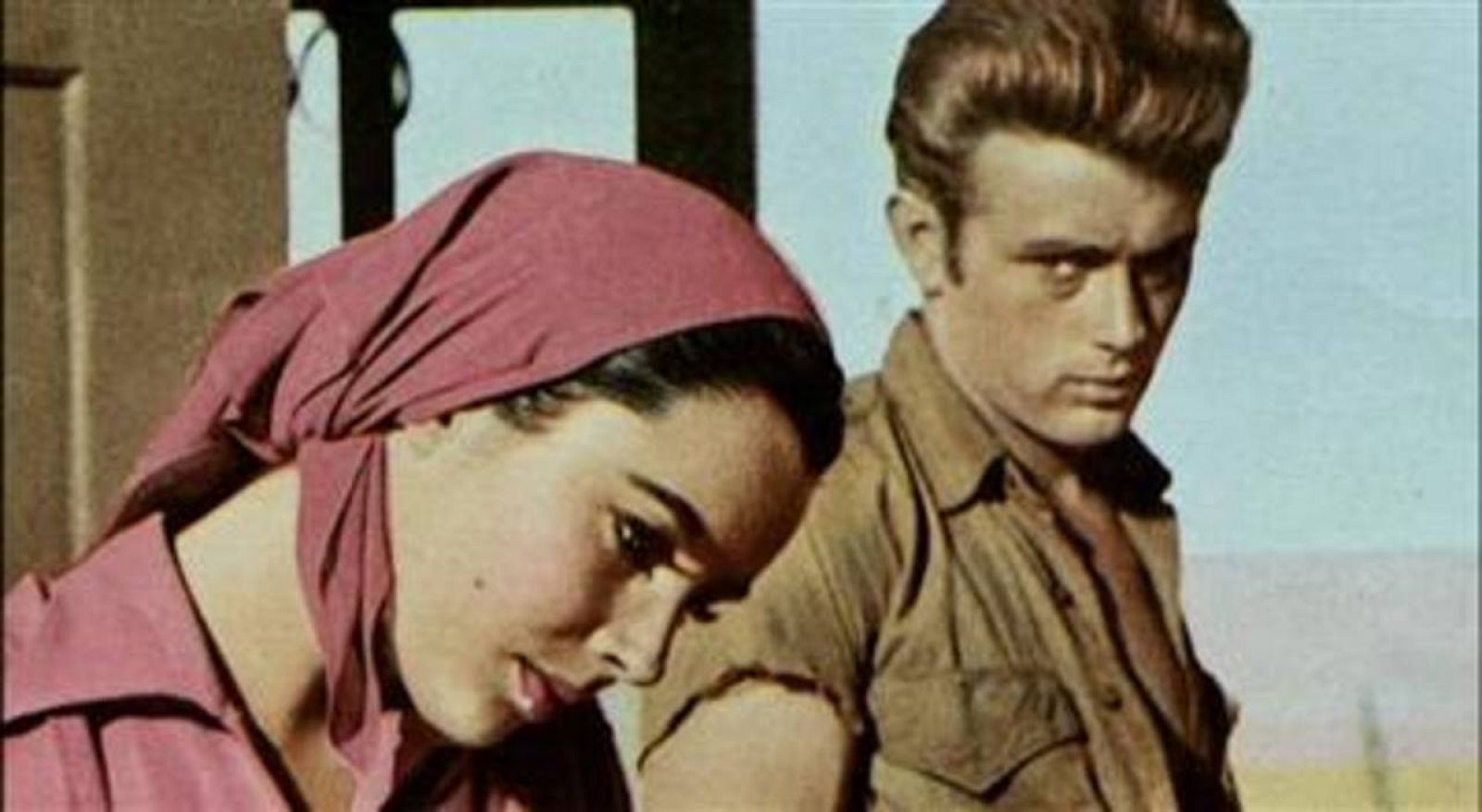 james Dean y Elizabeth Taylor, en 'Gigante'