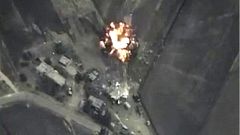 Rusia destruye un puesto de mando y arsenales del Estado Islámico en SIria