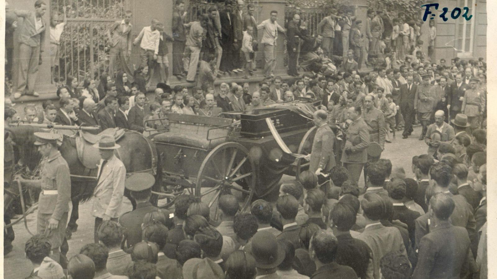 Fotografía anónima tomada el 17 de julio de 1936