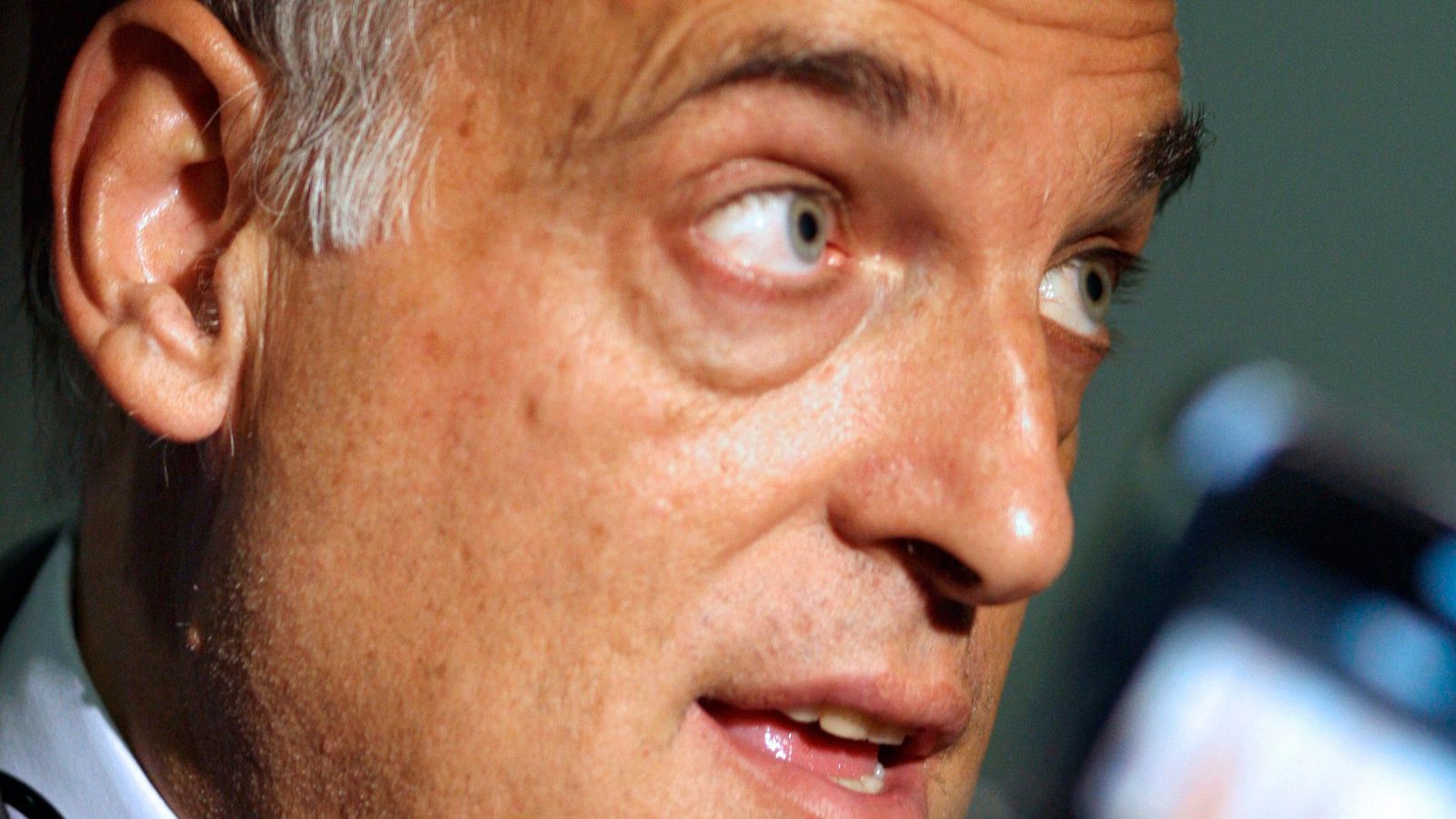 El presidente de la LFP, Javier Tebas