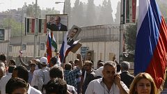 Alcanzada con obuses la embajada de Rusia en Damasco