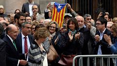 El TSJC ve las protestas de apoyo a los imputados por el 9N un "ataque directo" a la independencia judicial