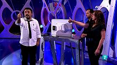 Llum Barrera visita el show científico 'Órbita Laika'