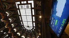El IBEX 35 sube un 0,56% y el interés del bono a 10 años cae en el mercado secundario hasta el 1,75%