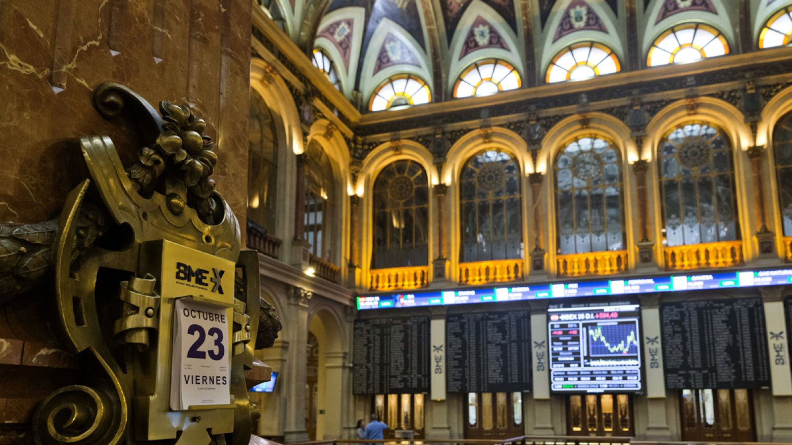 La Bolsa de Madrid este 23 de octubre