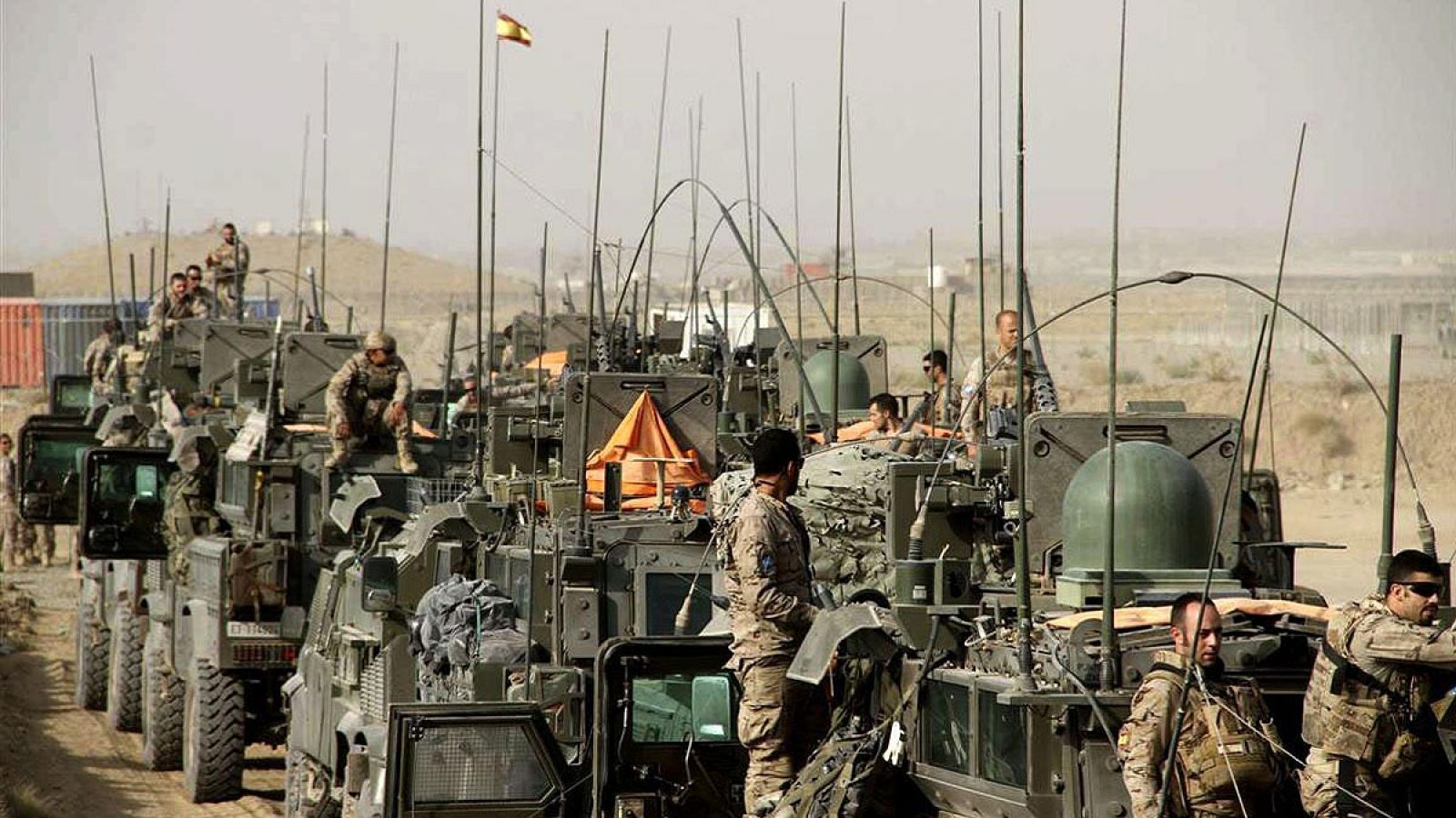 Último convoy procedente de la base de Qala-e-Naw (Afganistán)