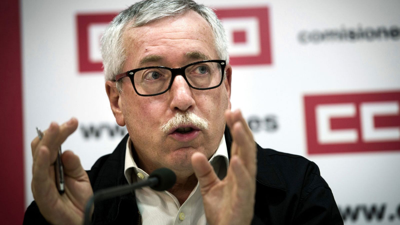 El secretario general de CC.OO., Ignacio Fernández Toxo