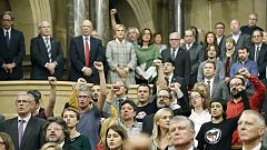 Junts pel Sí y la CUP pactan iniciar el proceso hacia una Cataluña independiente ignorando al TC