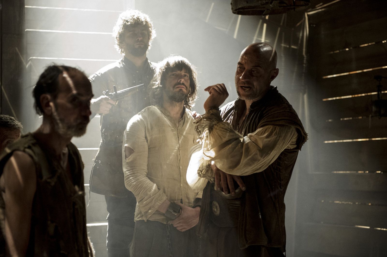 Gonzalo, que viaja en un galeón junto a Satur, va a ser vendido como esclavo en Asia