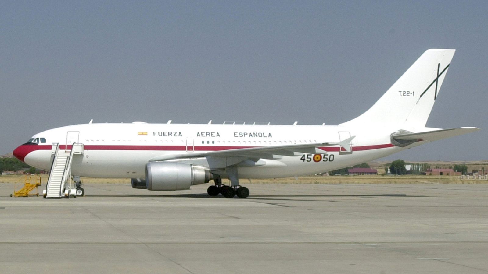 Imagen de un Airbus 310 de la Fuerza Aérea Española