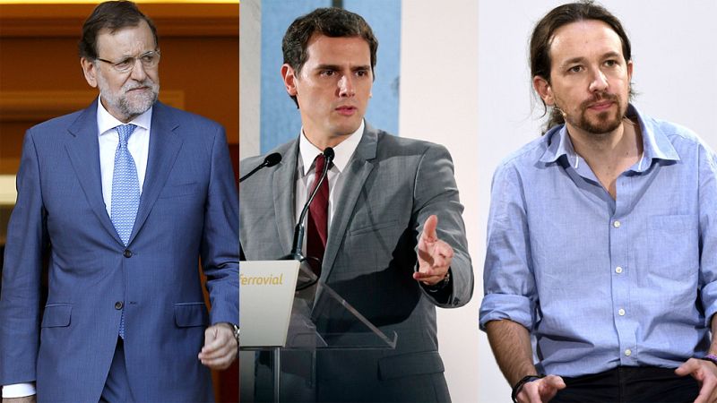 Rajoy cita este viernes a Albert Rivera y a Pablo Iglesias en Moncloa para hablar de Cataluña