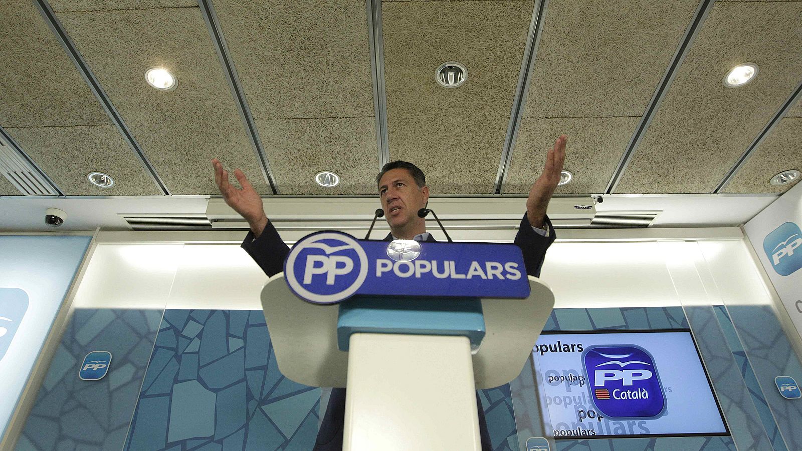 El líder del PPC en el Parlament, Xavier García Albiol