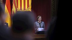 La presidenta del Parlament acelera la tramitación de la resolución independentista
