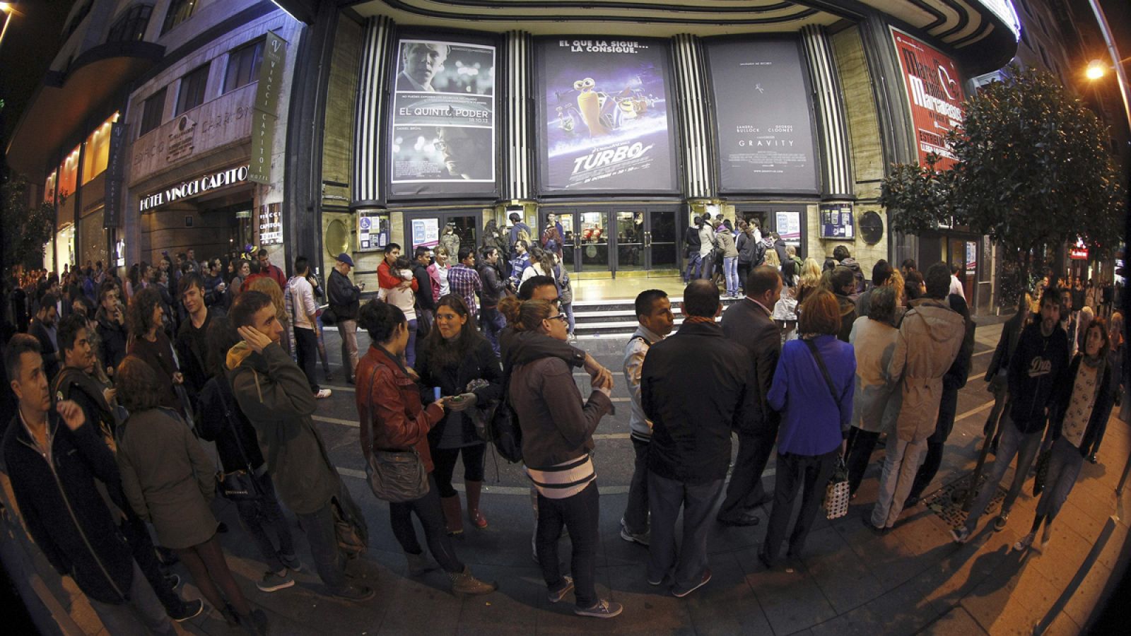 Imagen de archivo de colas en la Fiesta del Cine