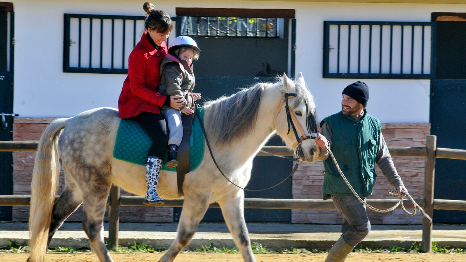 Las terapias ecuestres combinan la acción del fisioterapeuta y el caballo.