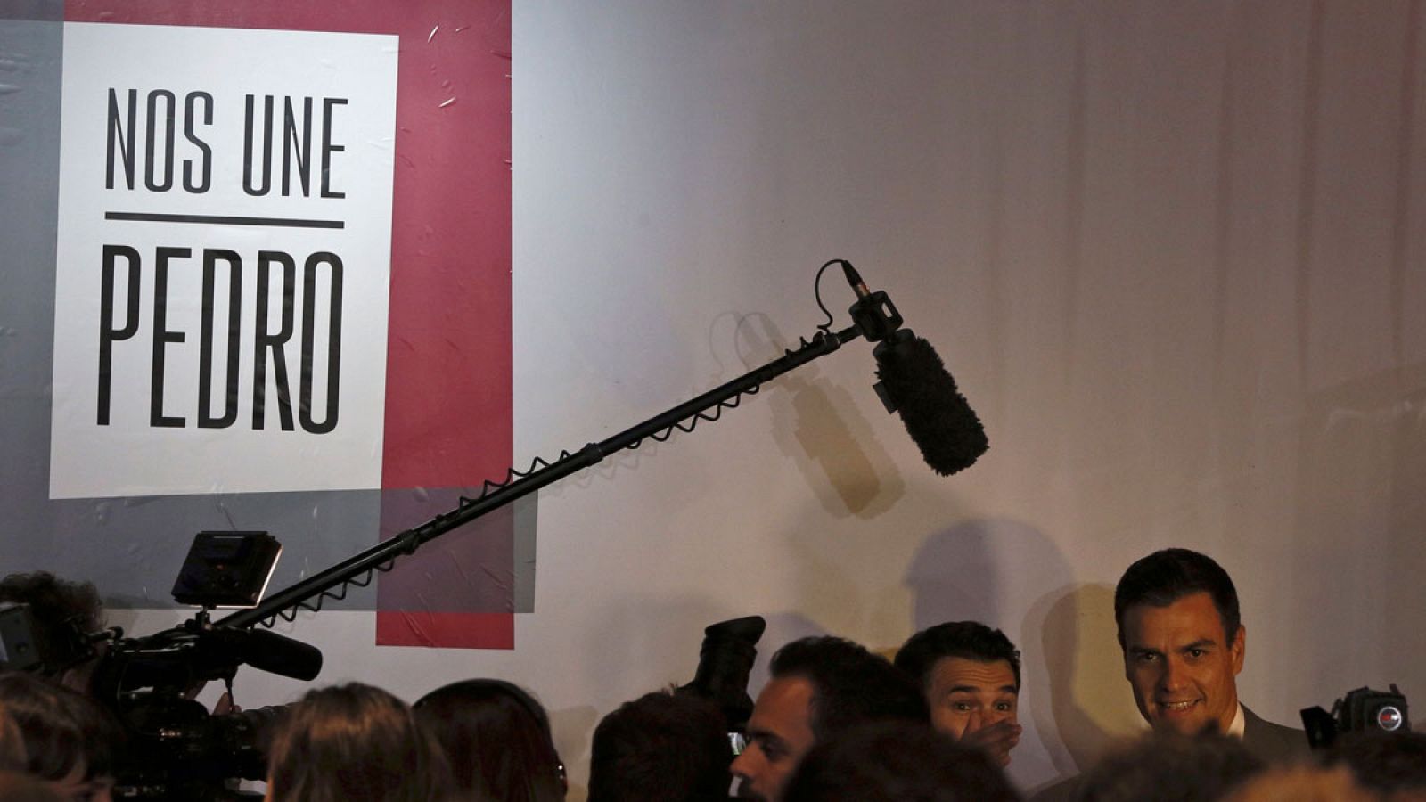 Pedro Sánchez en la presentación de la plataforma de apoyo a su candidatura "Nos une Pedro"