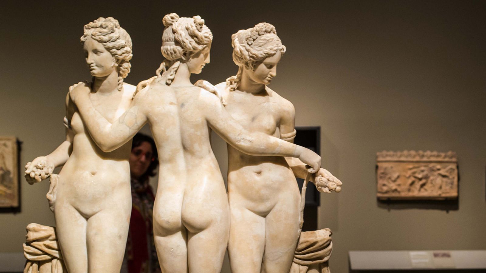 'Las tres Gracias'. Roma, colina de Celio, Villa Cornovaglia (antes de 1608).