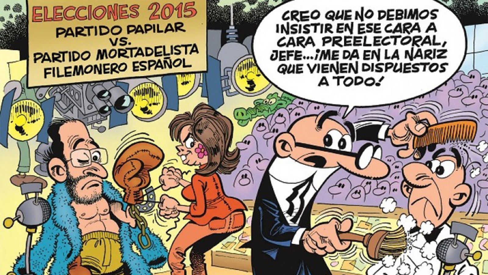 Fragmento de la portada de '¡Elecciones!'