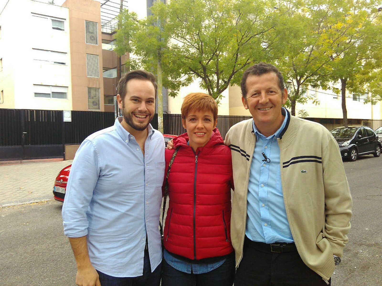Jorge Blass junto a Marta Solano y Carlos G. Hirschfeld