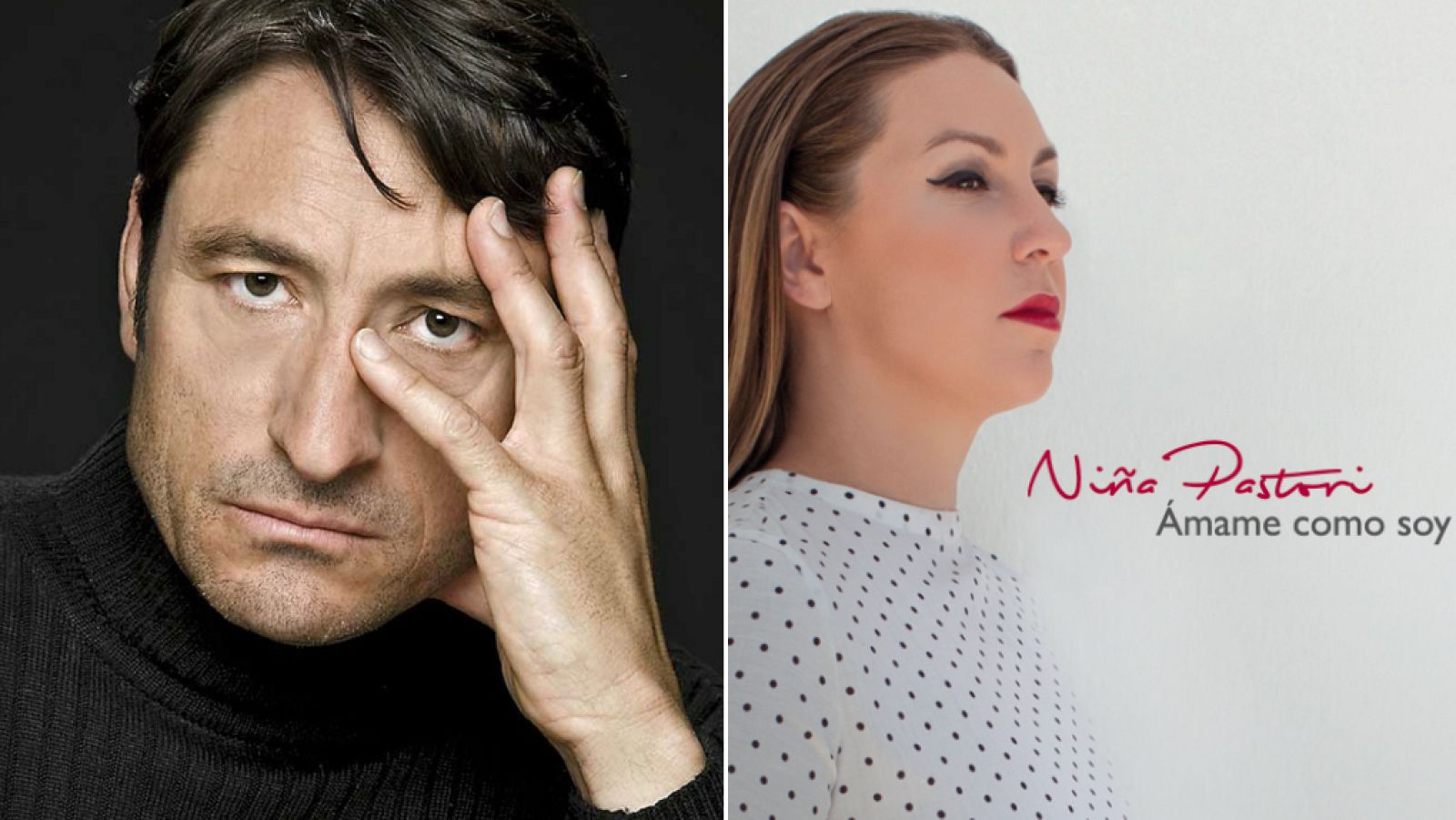 Carmelo Gómez y Niña Pastori.