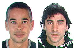 Buscan a Aitor Rodríguez y Asier Borrero, huidos del desarticulado 'Complejo Vizcaya'