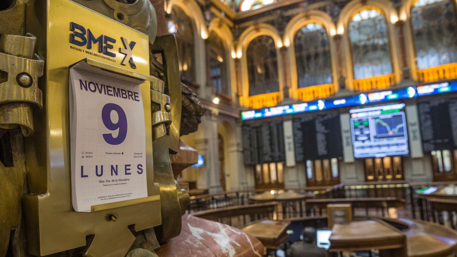 Imagen de la Bolsa de Madrid