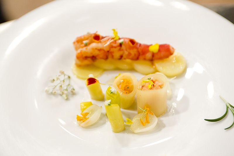 Deconstrucción de milhojas de carabinero